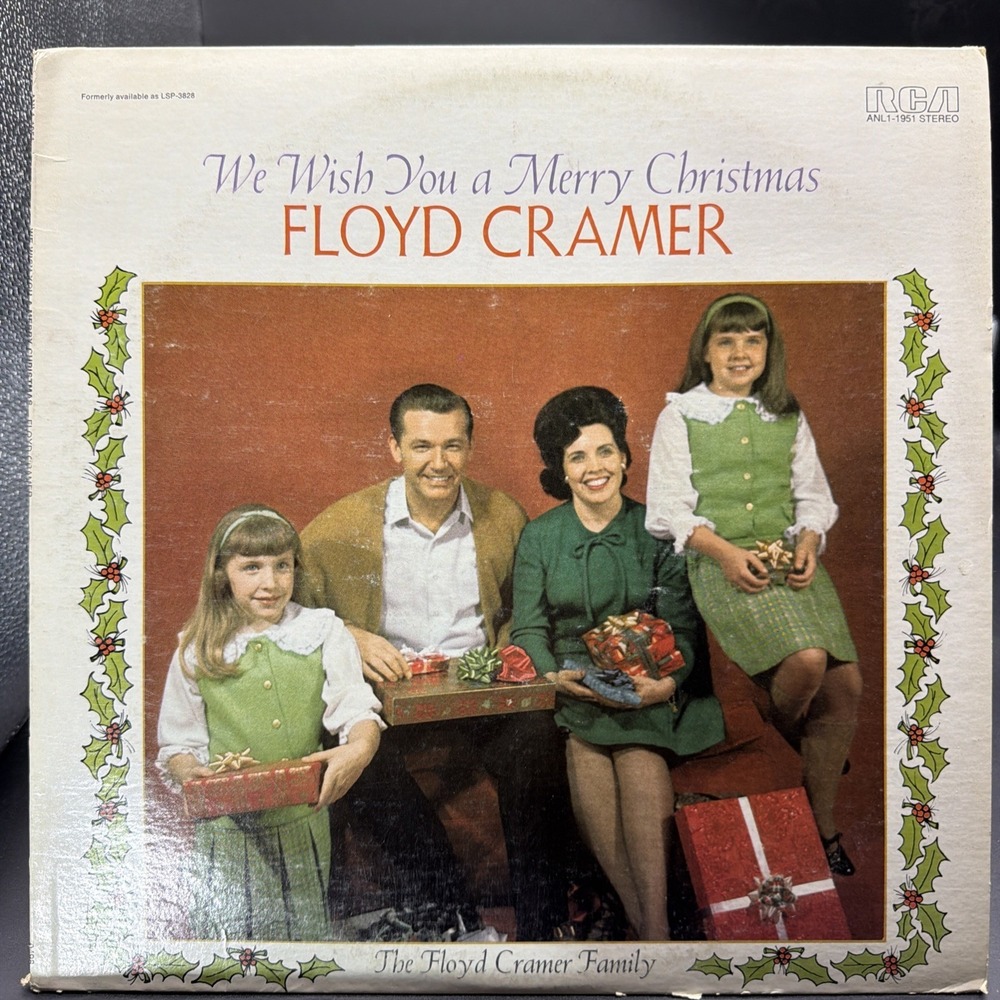 FLOYD CRAMER We Wish You A Merry Christmas EXC/VG Vinyl Record
